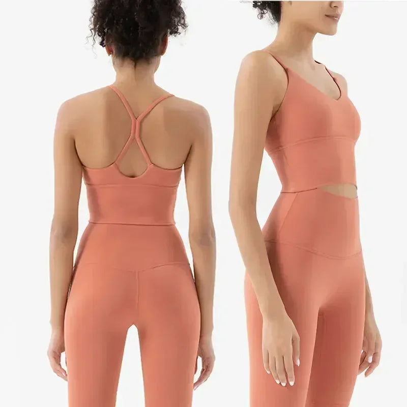 Women's 2-Piece Gym Set – Sports Bra & High-Waist Legging