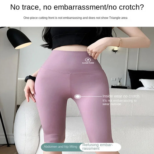 High-waisted leggings
