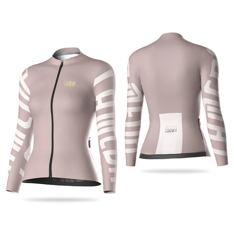 Women's Long Sleeve Cycling Jersey – Breathable Quick Dry Road & MTB Bike Shirt