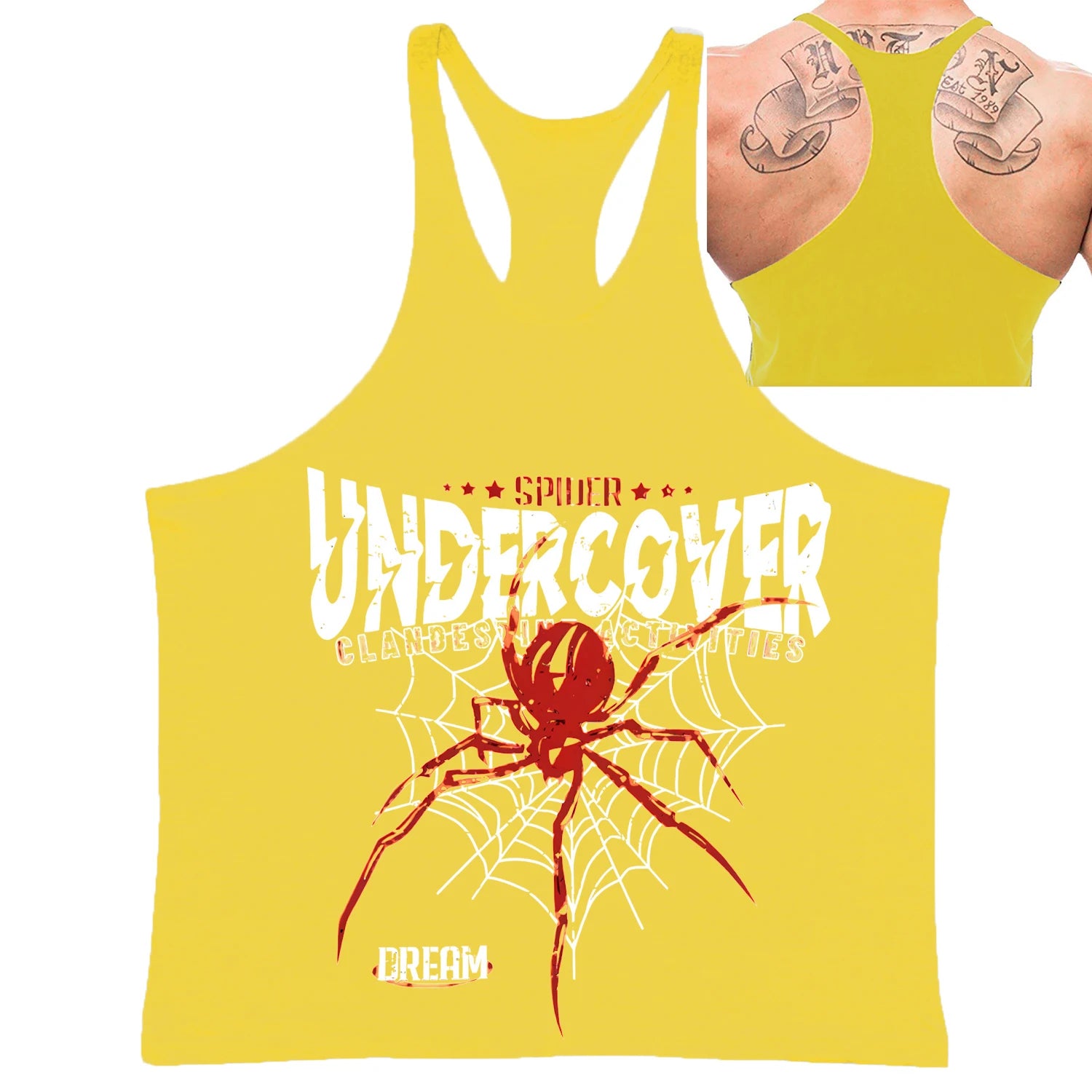 Men's Gym Singlet – Muscle Fit Cotton Workout Tank Top
