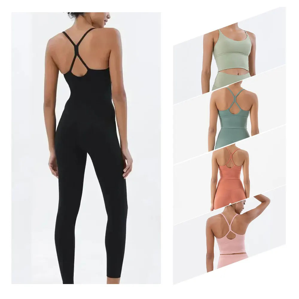 Women's 2-Piece Gym Set – Sports Bra & High-Waist Legging