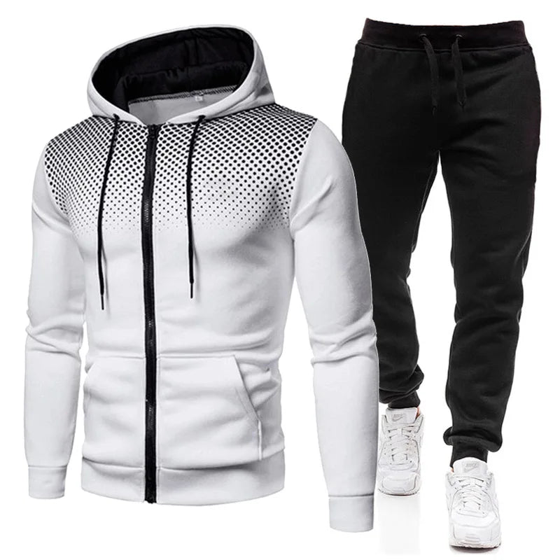 Men's Fleece Tracksuit – Hoodie & Sweatpants Jogger Set