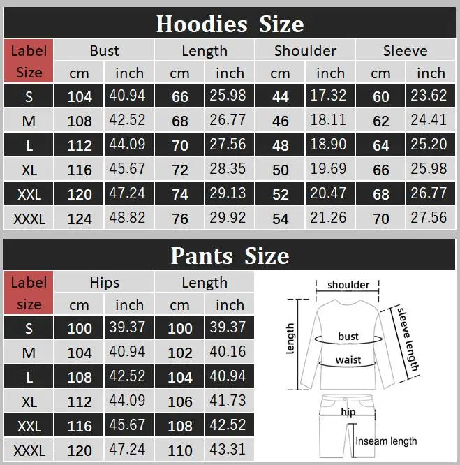 Men's Fleece Tracksuit – Hoodie & Sweatpants Jogger Set