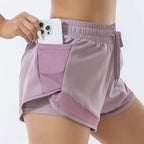 Women's Quick Dry Yoga Shorts – Comfortable Elastic Waist Gym Shorts