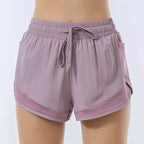 Women's Quick Dry Yoga Shorts – Comfortable Elastic Waist Gym Shorts