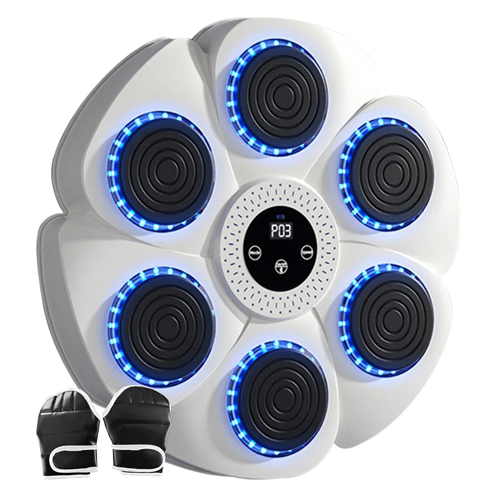 Smart Music Boxing Machine – Bluetooth Wall Mounted Punching Trainer for Kids & Adults