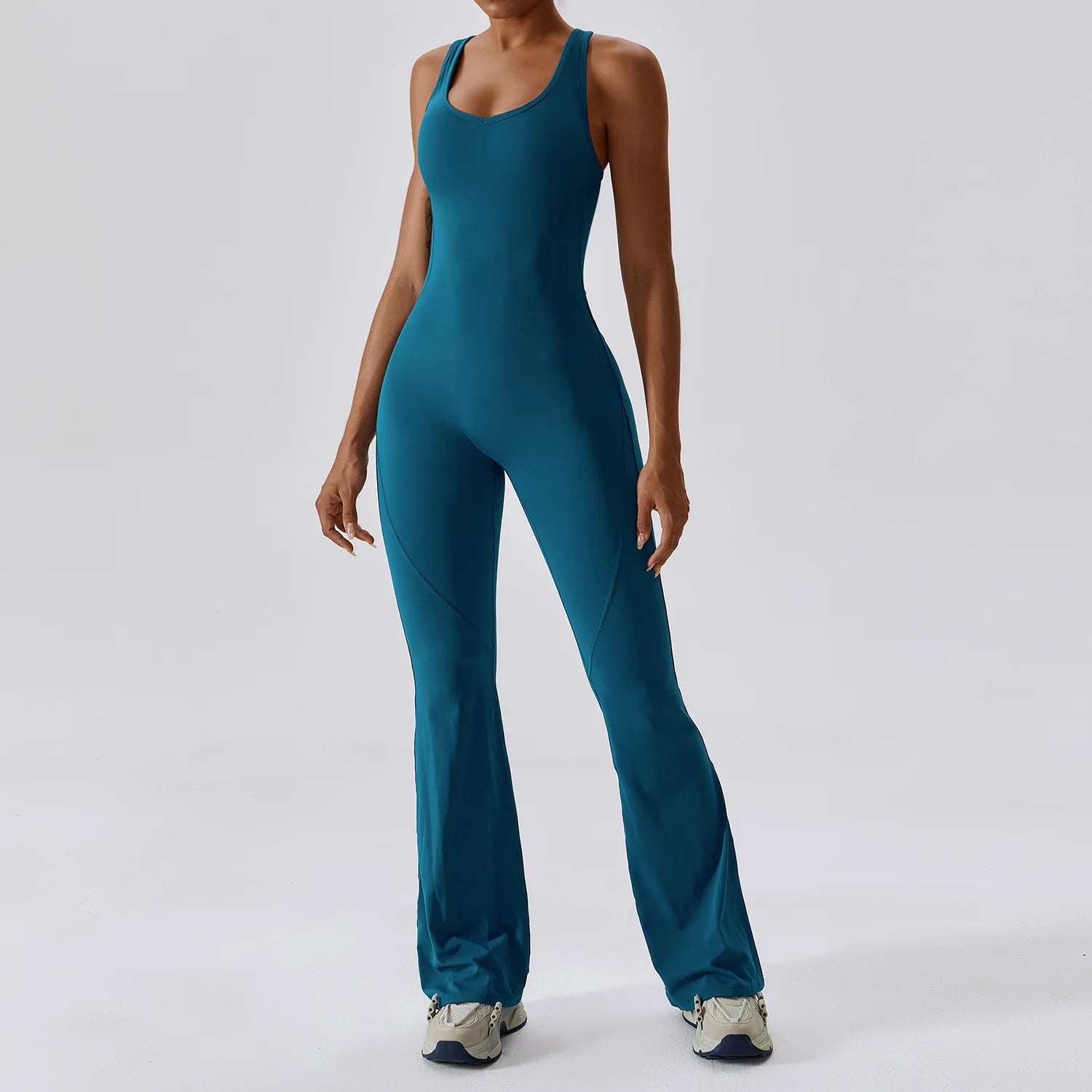Women's Sculpting Yoga Jumpsuit – Butt Lifting One-Piece Activewear