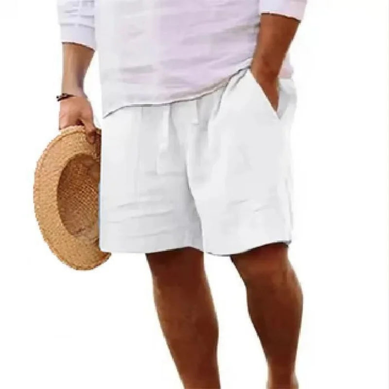 BreezeFit Men’s Linen Shorts