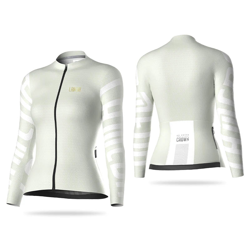 Women's Long Sleeve Cycling Jersey – Breathable Quick Dry Road & MTB Bike Shirt