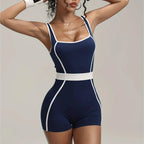 Women's Sporty One-Piece Jumpsuit – Quick Dry Gym & Yoga Bodysuit