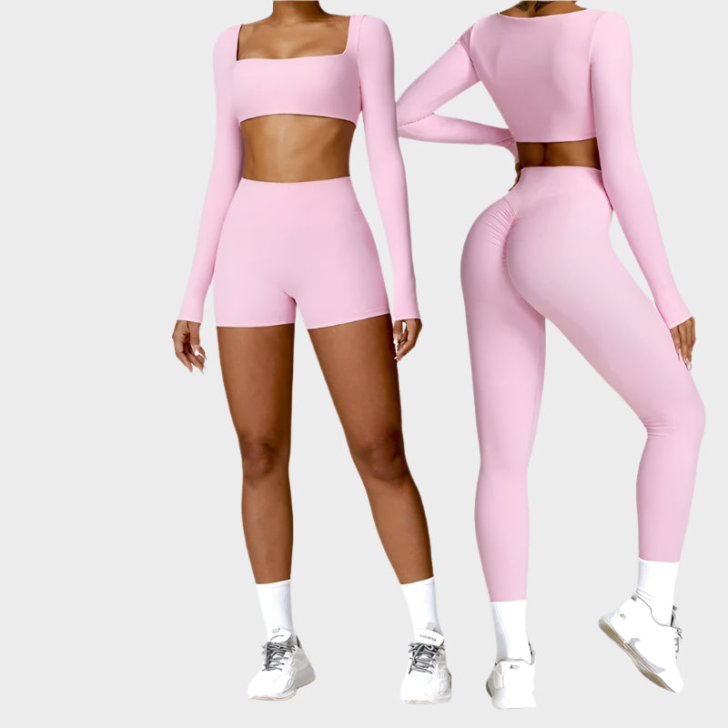Women's 2-Piece Quick Dry Gym Set – Sports Bra & Leggings Activewear