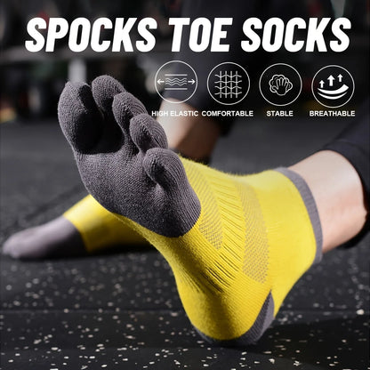 Unisex Sport Short Five Finger Socks