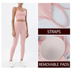 Women's 2-Piece Gym Set – Sports Bra & High-Waist Legging