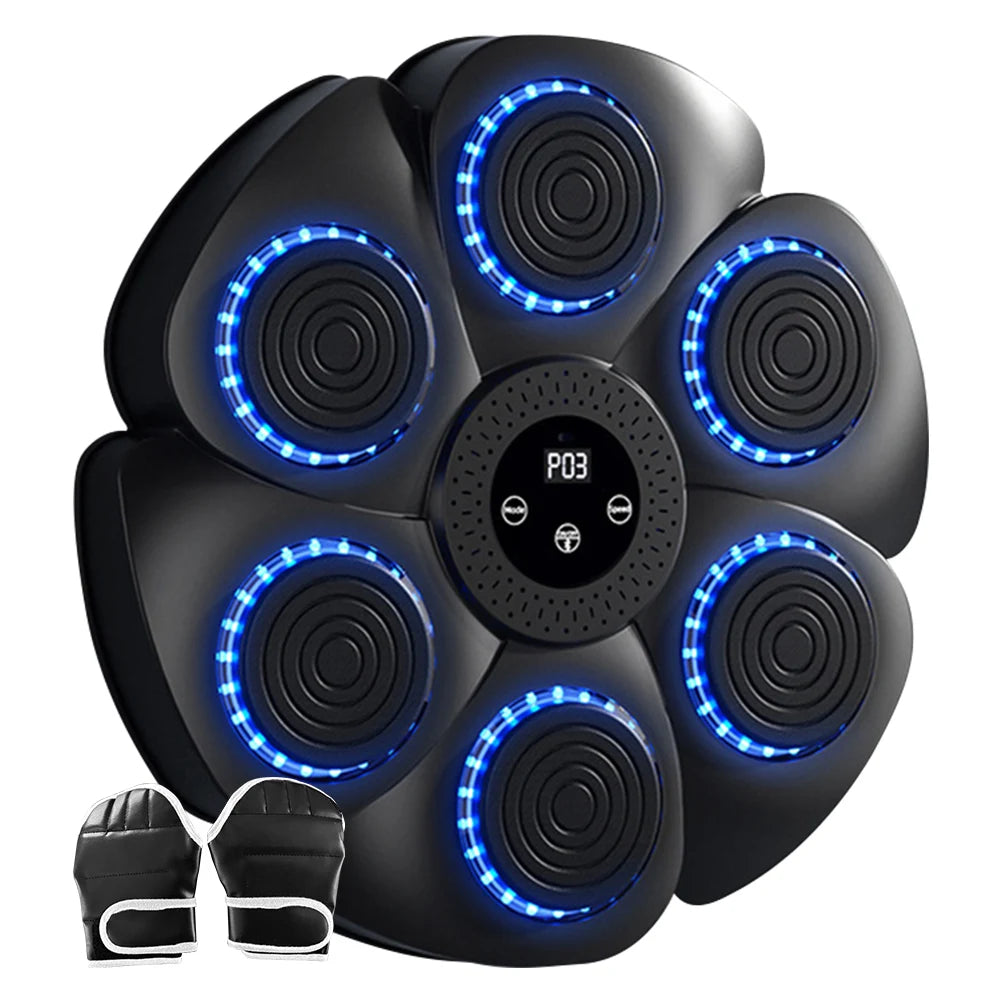 Smart Music Boxing Machine – Bluetooth Wall Mounted Punching Trainer for Kids & Adults