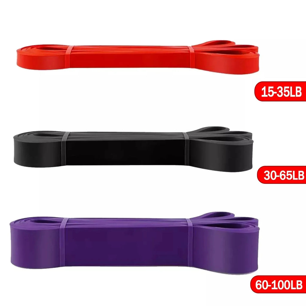 Latex Resistance Bands Set – 5 to 120lbs | Home Gym Training