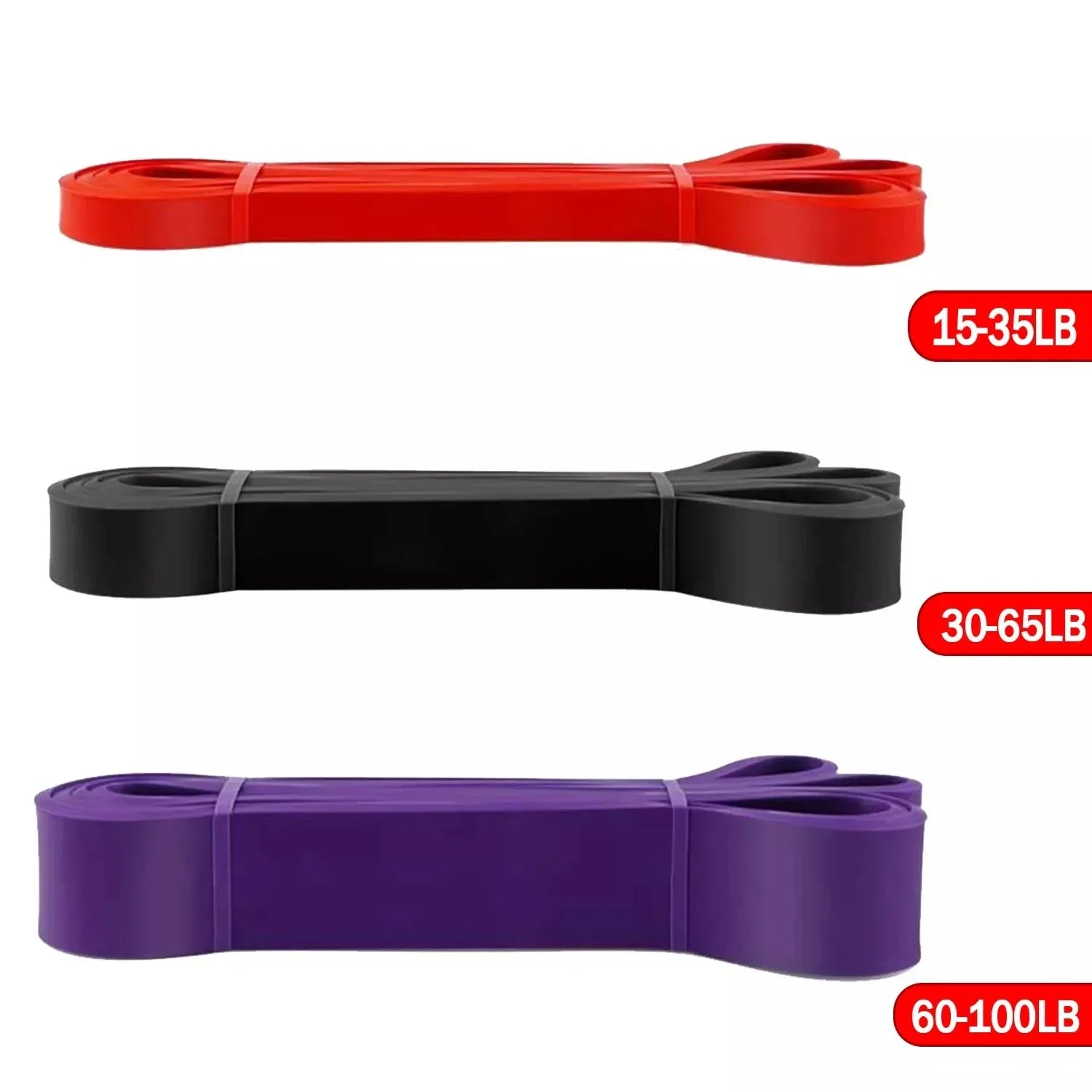 Latex Resistance Bands Set – 5 to 120lbs | Home Gym Training