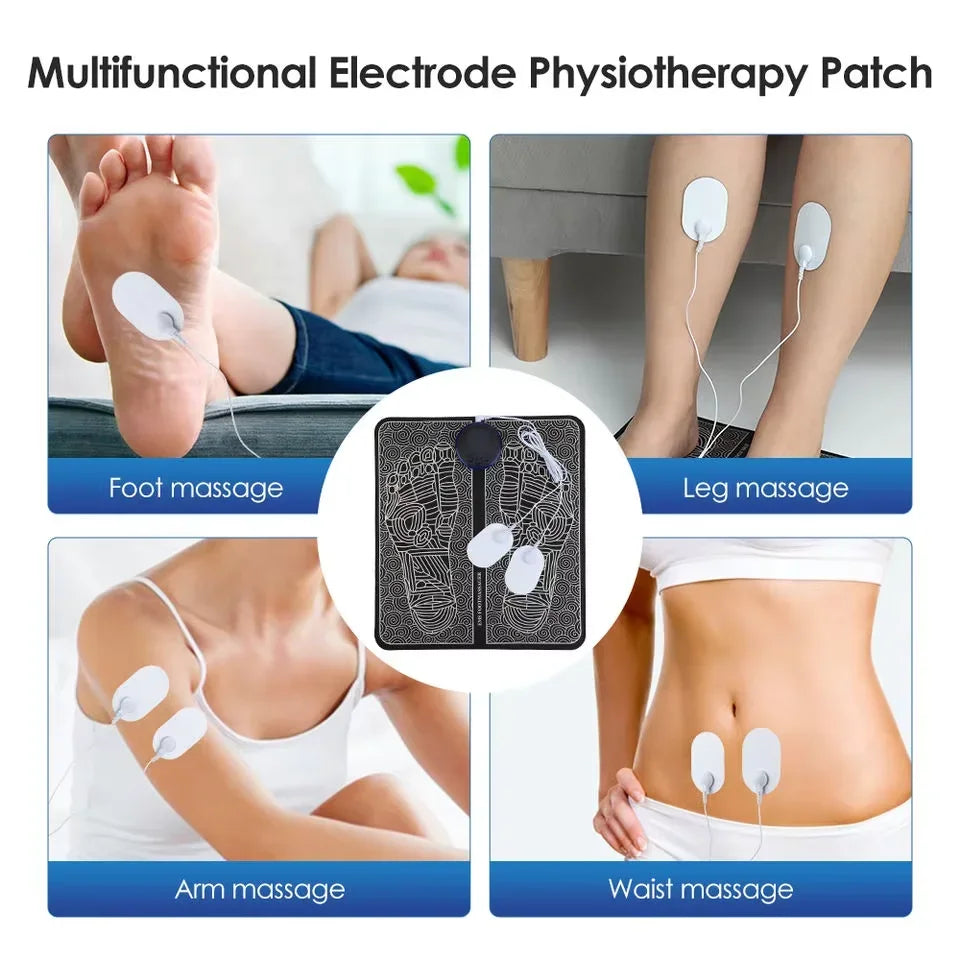 EMS Electric Foot Massager Pad – 6 Modes & 9 Intensity Levels