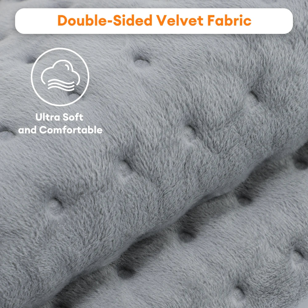Electric Heating Pad – 9 Heat Levels, 4 Modes & Timer | Abdomen, Shoulder & Knee Relief