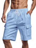 BreezeFit Men’s Linen Shorts