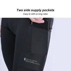Men's Padded Cycling Pants – Winter Fleece Thermal Bike Tights