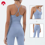 Women's 2-Piece Gym Set – Sports Bra & High-Waist Legging