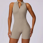 Women's One-Piece Sports Bodysuit – Yoga Running & Dance Jumpsuit