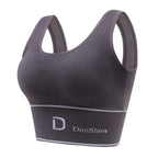 Women's Shockproof Sports Vest – No Wire U-Back Support Bra Top
