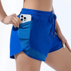 Women's Quick Dry Yoga Shorts – Comfortable Elastic Waist Gym Shorts