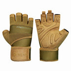 Unisex Half Finger Gym Gloves – Non-Slip Wrist Support Fitness Gloves