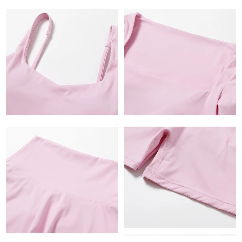 Women's 2-Piece Quick Dry Gym Set – Sports Bra & Leggings Activewear
