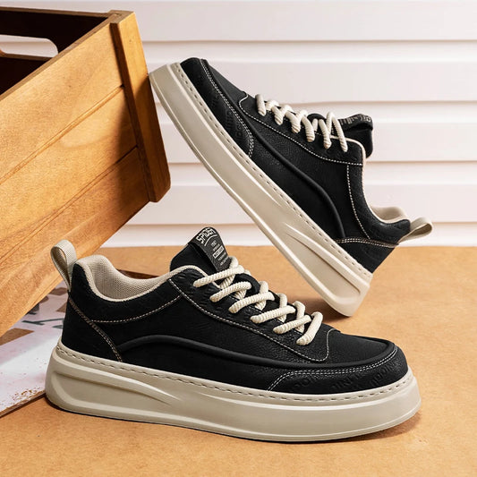 New Arrival Beige/Black Sneakers