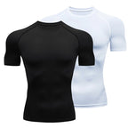 Men's Quick Dry Compression T-Shirt – Short Sleeve Running & Gym Top