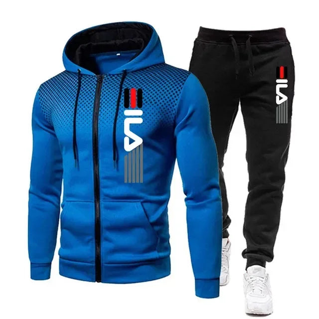 Men's Fleece Tracksuit – Hoodie & Sweatpants Jogger Set