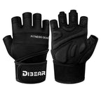 Unisex Half Finger Gym Gloves – Non-Slip Wrist Support Fitness Gloves