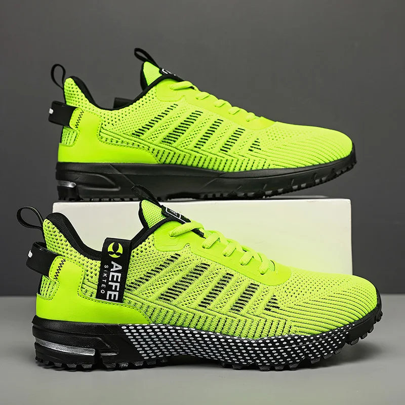 Men's Lightweight Running Shoes – Breathable Air Mesh Athletic Trainers