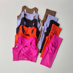 Women's Crop Top Yoga Set – Sports Bra & Tank Top