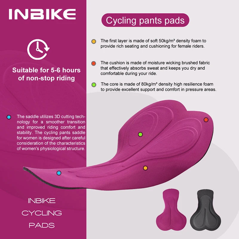 Women's MTB Cycling Padded Shorts – Quick Dry Road & Mountain Bike Shorts