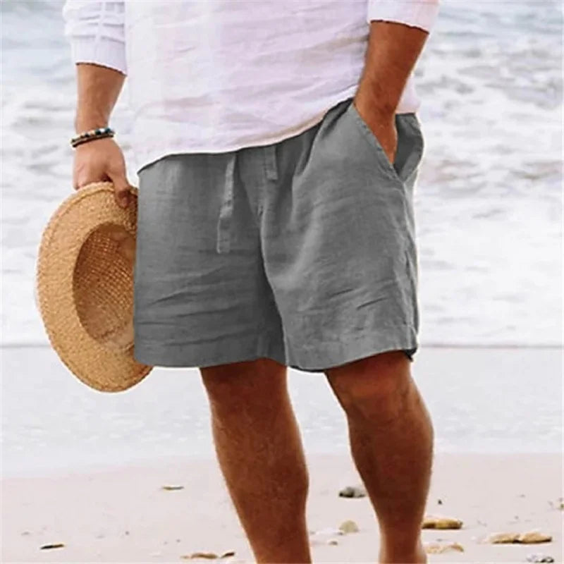 BreezeFit Men’s Linen Shorts