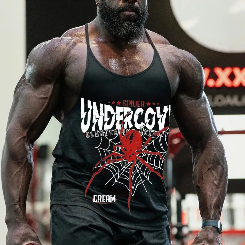 Men's Gym Singlet – Muscle Fit Cotton Workout Tank Top