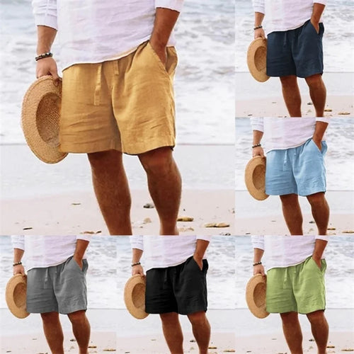 BreezeFit Men’s Linen Shorts