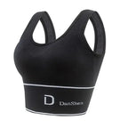 Women's Shockproof Sports Vest – No Wire U-Back Support Bra Top