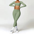 Women's 2-Piece Quick Dry Gym Set – Sports Bra & Leggings Activewear