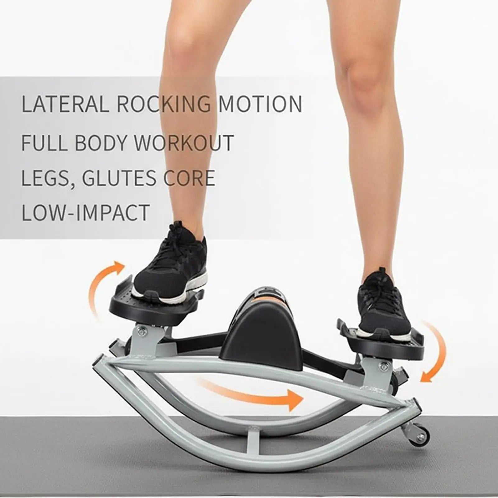 CheekyStep™ Side-to-Side Mini Stepper with Resistance Bands